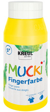 KREUL Fingerfarbe "MUCKI", gelb, 750 ml