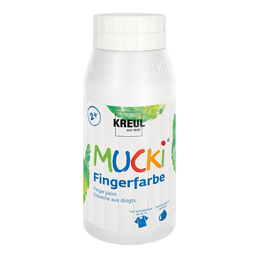 KREUL Fingerfarbe "MUCKI", weiß, 750 ml