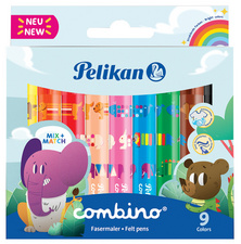 Pelikan Fasermaler combino super, 9er Kartonetui