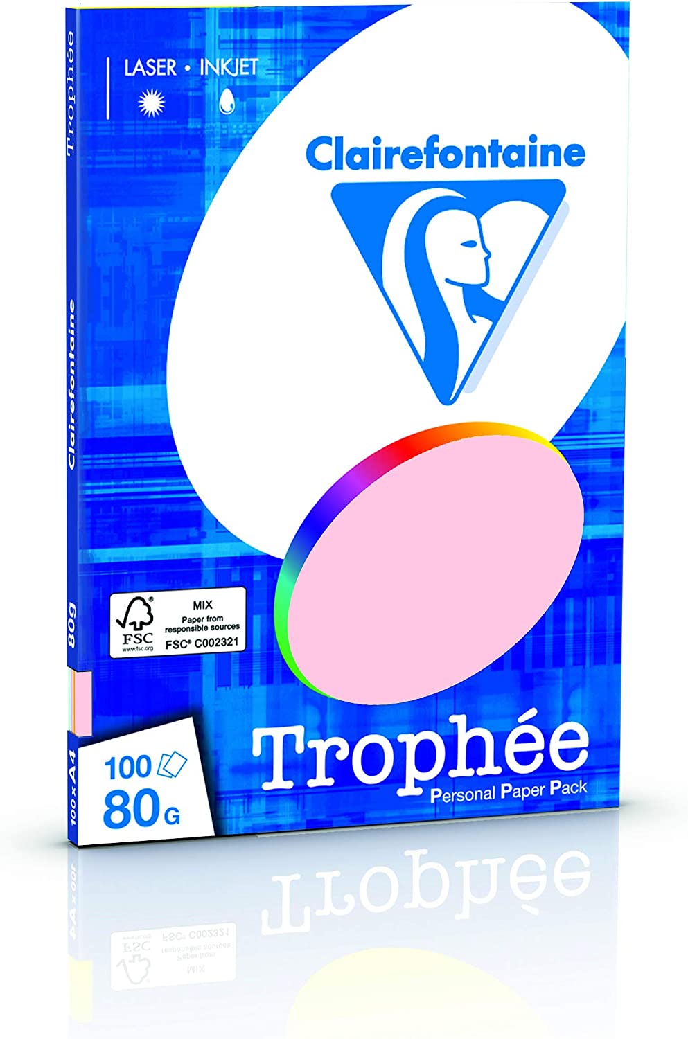 Clairefontaine Multifunktionspapier Trophée, A4, 80 g/qm,Pastelfarben