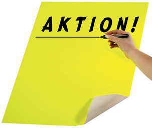 Plakatkarton, (B)480 x (H)680 mm, leuchtorange