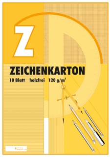 Zeichenblock A2, 10Blatt, 120g/qm