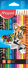 Maped Dreikant-Buntstift COLOR'PEPS Animals, 12er Kartonetui