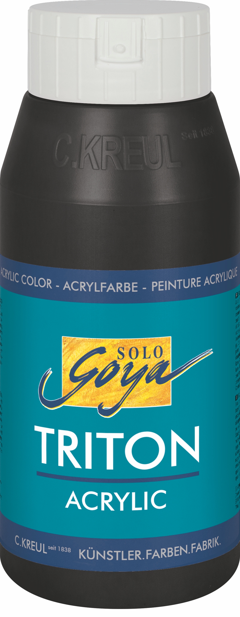 KREUL Acrylfarbe, schwarz 750 ml