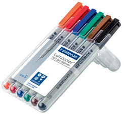 STAEDTLER Lumocolor NonPermanent-Marker 311S, 6er Etui