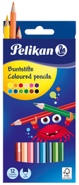 Pelikan Buntstifte Standard, sechseckig, 12er Kartonetui