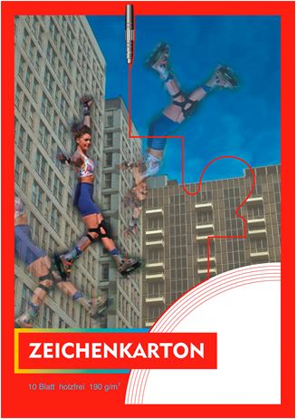 Zeichenkarton A4, 10Bl. 190g/m² "