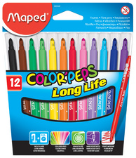 Maped Fasermaler COLOR'PEPS, 12er Kartonetui