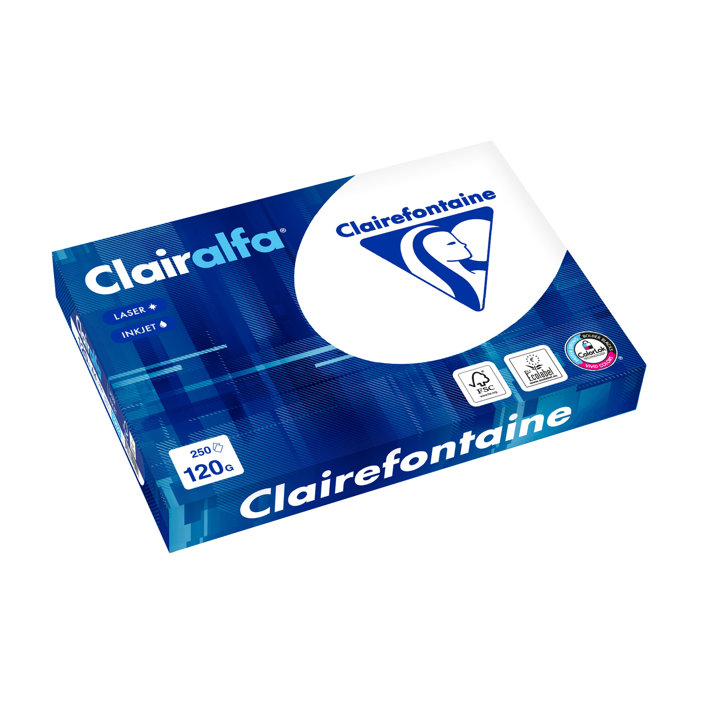 Clairalfa Multifunktionspapier DIN A3 120g/qm, 250 Blatt