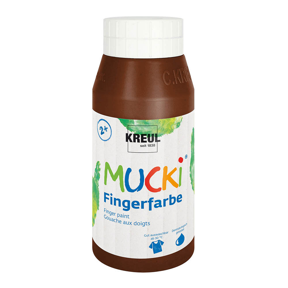 KREUL Fingerfarbe "MUCKI", braun, 750 ml