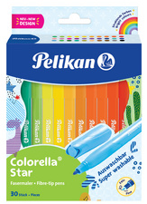 Pelikan Fasermaler Colorella Star, rund, 30er Etui