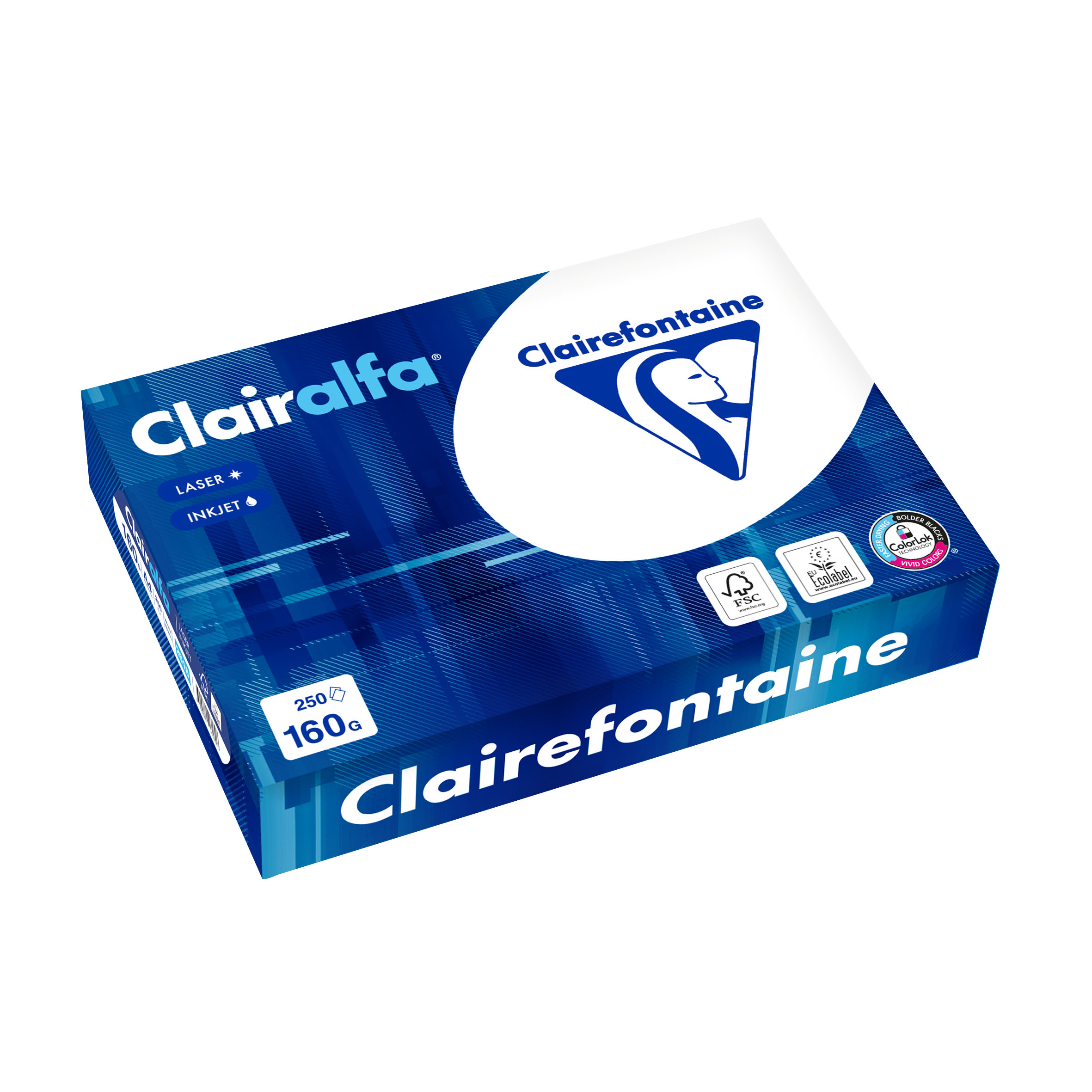 Clairalfa Multifunktionspapier, DIN A4, 160 g/qm, extra weiß