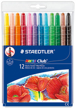 STAEDTLER Wachs-Twister Noris Club, 12er Weichplastiketui