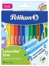 Pelikan Fasermaler Colorella Star, rund, 10er Etui