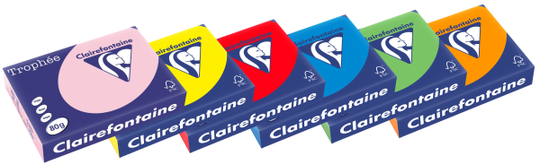 Clairefontaine Multifunktionspapier Trophée,, A4, 80 g/qm, Sparset