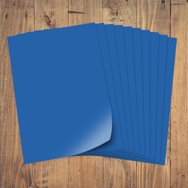 Plakatkarton 380g 50x70cm 10 Bogen, königsblau